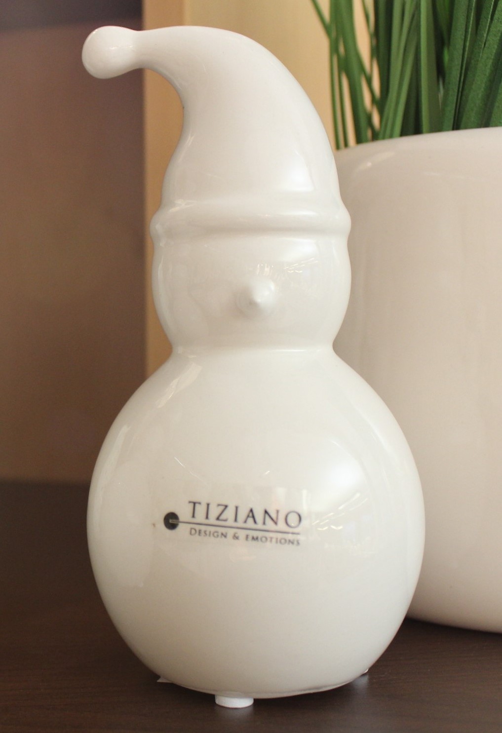 Tiziano Schneemann Frosty mit Zipfelmütze creme