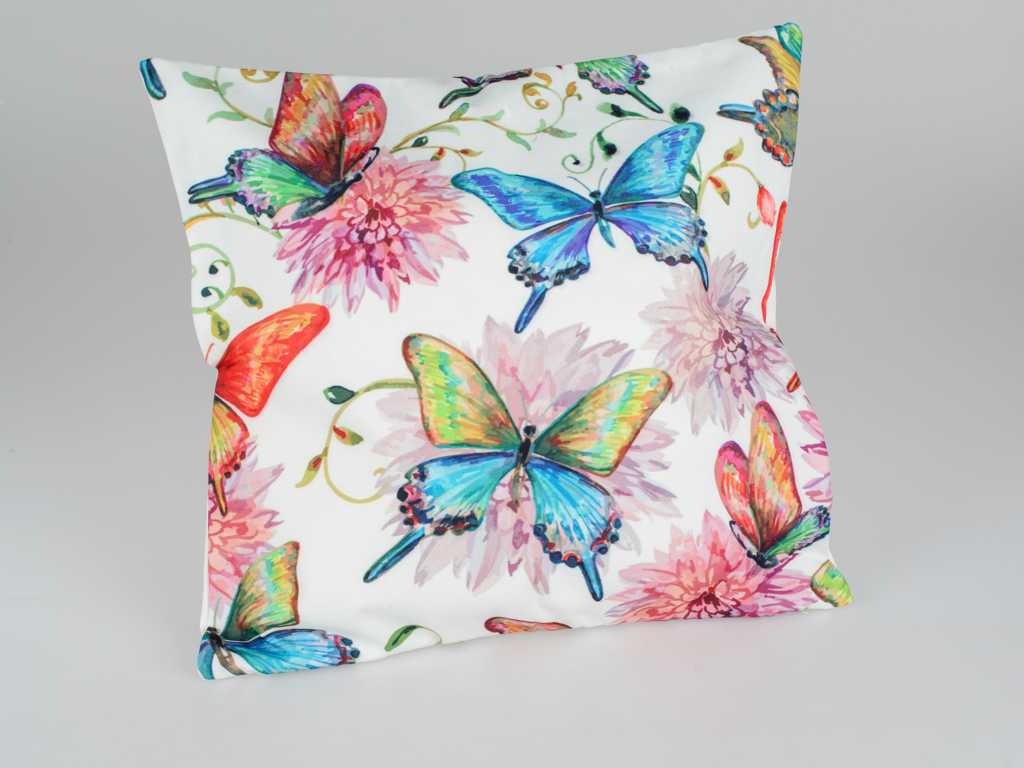 Formano Kissen outdoor 45x45 cm wetterfest Schmetterling 570765